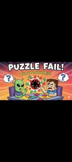 Alien Noob Tries to Solve Human Puzzles! #shorts #shortvideo #ytshort