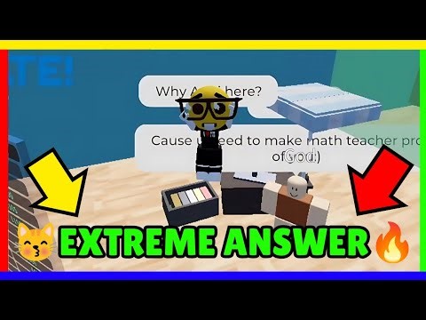 Hard Math Quiz Roblox Extreme Stage Answer 🔥
