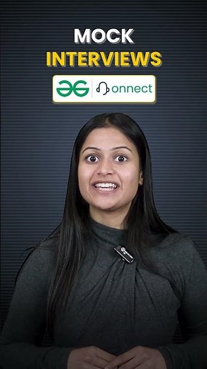 Master this to crack placements - Give mock interview #Shorts #GfG