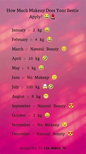 Dear Bestie 💌😂Sach sach bata… tu kitna makeup karti hai? 💄😜