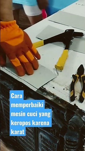 Cara memperbaiki mesin cuci yang keropos karena karat