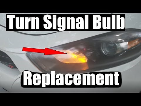 Change Turn Signal/DRL Bulb on Dodge Dart 13-16 | Change Daytime Running Lights on Dodge Dart
