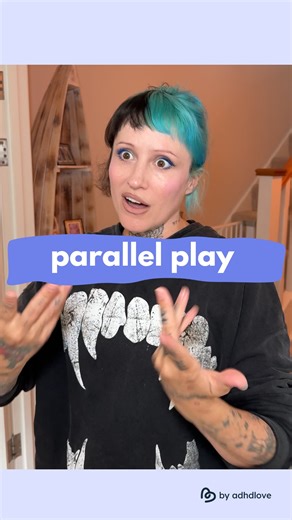 Anyone else heard of parallel play? 🧠 #adhdawareness #adhd #neurodivergent #neurodiversity #fblifestyle | ADHD_love_