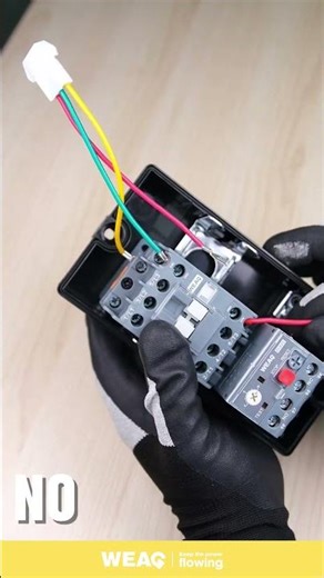 AC Contactor + Thermal Relay Inside a Starter | Full Assembly & Use Case.