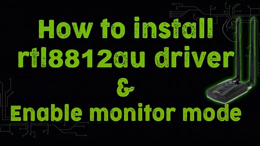 how to install rtl8812au driver - KaliTut
