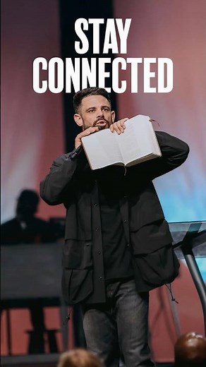 If God’s growing you, don’t forget to stay connected to Him.