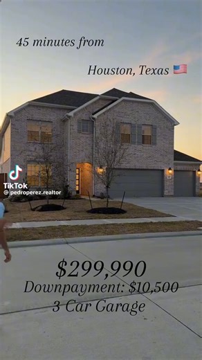 I love how our eyes are drawn to the words “Houston, TX” and only later do we notice the words “45 minutes from….”