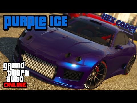 "PURPLE ICE" Modded CREW Color (HEX CODE!) | GTA ONLINE