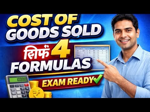 Cost of Goods Sold COGS, Cost of Revenue from Operations, Sales, Gross Profit & Loss Easy Formulas
