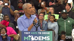 See Obama's response when heckler interrupts his speech