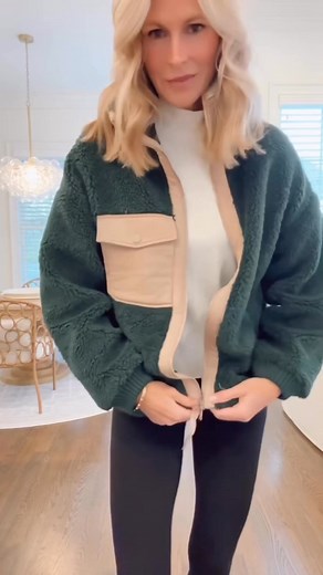 12K views · 105 reactions | This sherpa jacket has been my go-to lately for busy days. It’s soft, warm, and makes even the simplest errands feel a little more put together. Comment “WINTER LAYERS” for the outfits! | Beauty of a Boy Mom | Facebook