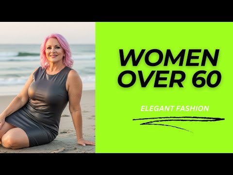 Realistic women over 50+-Showing off in this leather dress