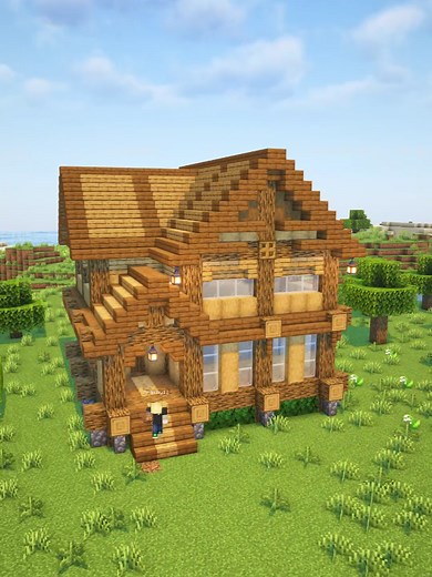 Minecraft Tutorial: Build a Great Wooden House