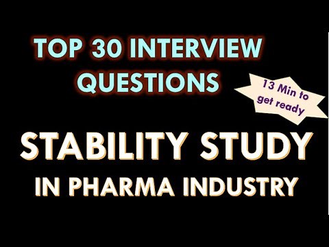 Stability studies / Stability testing in pharmaceutical industry I Interview questions and answers