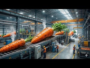 Inside a Modern Carrot Factory: From Raw Carrots to Carrot Juice Concentrate (Full Process)
