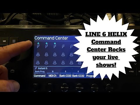 LINE 6 HELIX "Command Center" Functionality and Uses