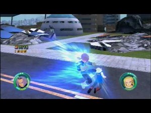 Dragon Ball: Raging Blast - Future Trunks Vs Android 16, 17 & 18 (PS3 HQ)