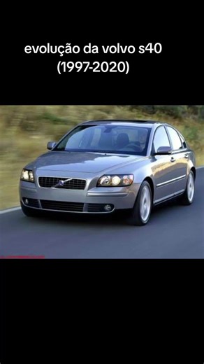 evolução da volvo s40 (1997-2020)
