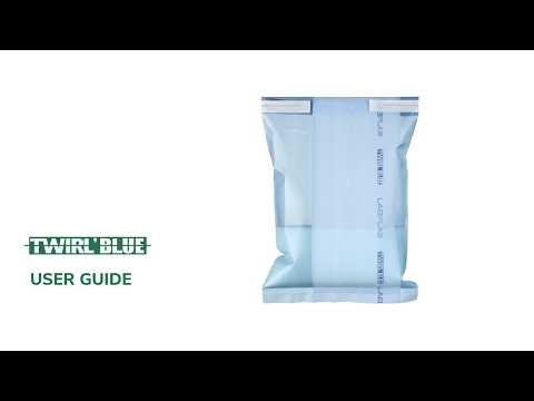 Twirl’Blue Sterile Sampling Bags – High Visibility for Food Production Areas