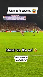 81K views · 3K reactions | Messi vs referee, funny video | Messi the GOAT | Facebook