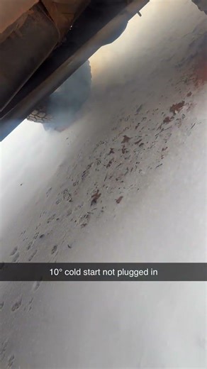 7.3 powerstroke cold start #powerstroke #coldstart #7.3 #diesel