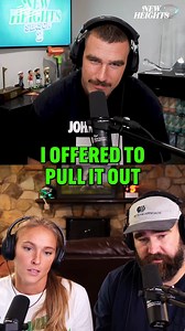 722K views · 10K reactions | @Kylie Kelce had to set the record straight on her infamous hospital room Tik Tok | Height Show Podcast | Facebook