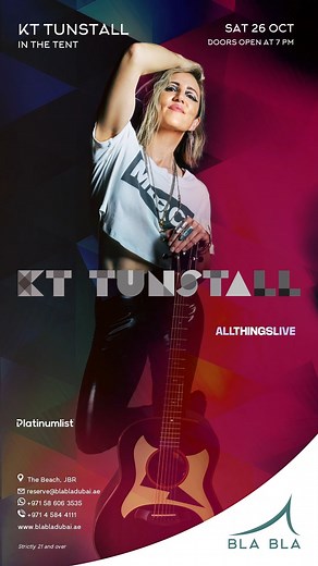 1.9K views | The legendary KT Tunstall live at The Tent, Bla Bla...