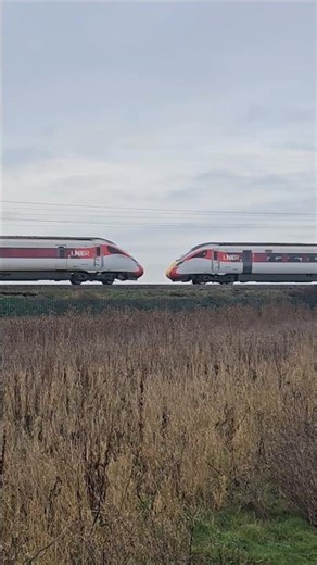 Azuma Crossover! #trainspotting #rare #lner #trains