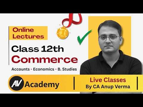 Live Classes For Accountancy | Economics | Business Studies | Class 12th CBSE | Board Exam 2027
