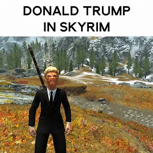 When Donald J. Trump takes on Skyrim. | Inside Gaming