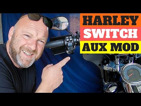How To Modify H-D Softail Turn Signal Switches | Swapping Extender Caps | Fog Light Switch