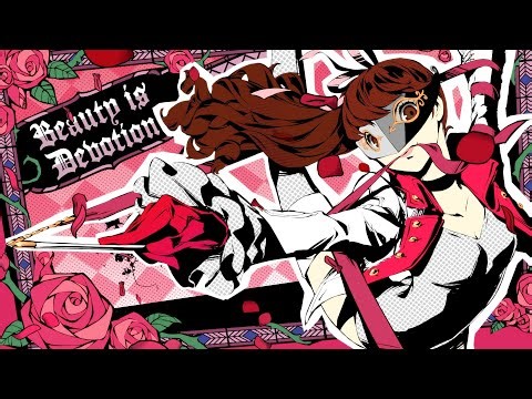 P5R Rose and Violet Mod Custom Red and White All-Out-Attack