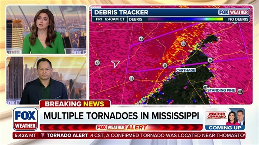 Breaking: Multiple tornadoes in Mississippi