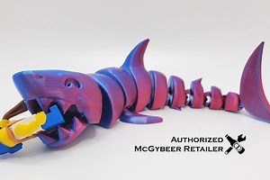 3D Printed Articulated Shark - Etsy