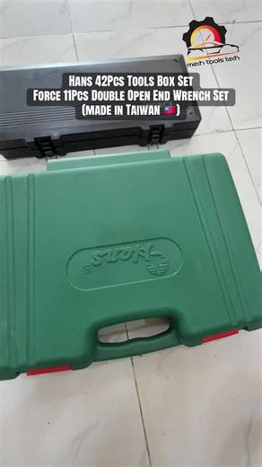 Hans 42Pcs Tools Box Set Force 11Pcs Double Open End Wrench Set (made in Taiwan 🇹🇼)