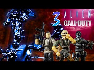 Mega Construx ALIEN QUEEN Stop Motion, CALL OF DUTY Mega Construx Stop Motion Mega Bloks COD