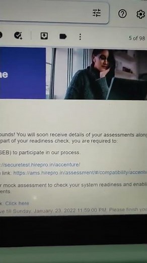 Accenture Online Assessment (Demo Assessment 😛) #shorts #accenture #assessment #studystool