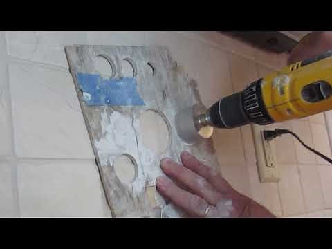 Easy How to repair, replace backsplash tile