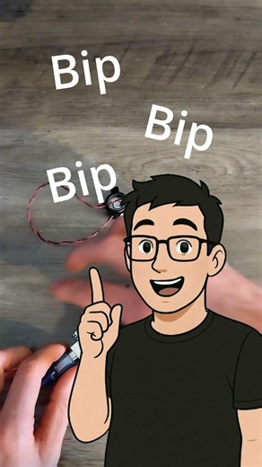 Je m'ennuyais et j'avais ce buzzer sous la main ;) #arduino #buzzer