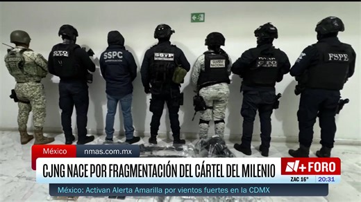 El CJNG nació en 2011 tras la ruptura del Cártel del Milenio. Bajo el mando de "El Mencho", la organización se expandió por México mediante un uso extremo de la violencia y el poder de fuego. Sigue la cobertura en el LiveBlog de N http://nmas.me/4lSl50YjF9g | NMás