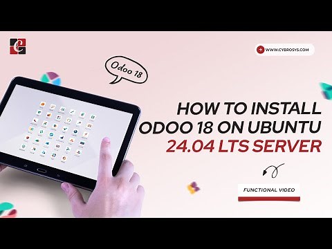 How to Install Odoo 18 on Ubuntu 24.04 LTS Server | Installation of Odoo 18 in Server | Odoo 18
