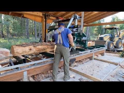 We WON'T Go Back - TECHNOLOGY That Makes MILLING LOGS So Much Easier On The Woodland Mills Sawmill