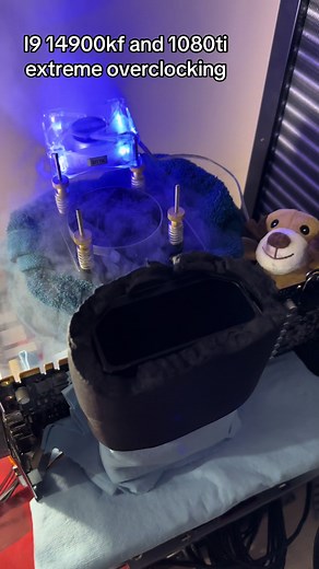 Extreme Overclocking: I9 14900kf & 1080ti with LN2