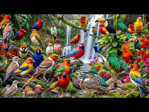 Amazon Rainforest Birds | Natural Beauty 🌴🐦🦜🌈#BeautifulBirds #birdslifedocumentary #birdvideos