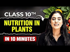 NUTRITION IN PLANTS in 10 Minutes | Class 10th