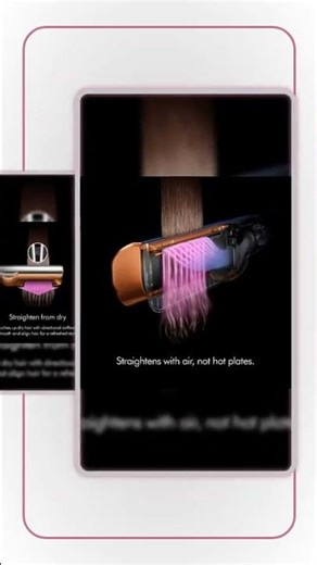 Dyson Airstrait™ Hair Straightener (Ceramic Pink/Rose Gold)