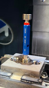 7.9K views · 362 reactions | My very first thread milled holes, 1”-8...