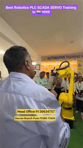 Best Robotics PLC SCADA SERVO TRAINING INSTITUTE in Pune #punebestplc #roboticstraining