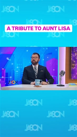 We celebrated a great lady today on The Jason Show. We recently lost our beloved Aunt Lisa. Our hearts are broken, but we are comforted by the joy she gave us and the important lesson she left behind. ❤️❤️ | Jason Matheson
