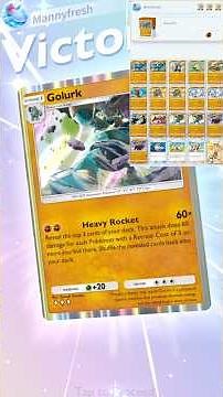GOLURK IS A LITTLE UNFAIR #pokemon #pokemontcg #pokemonpockettcg #pokemonpocket #golurk